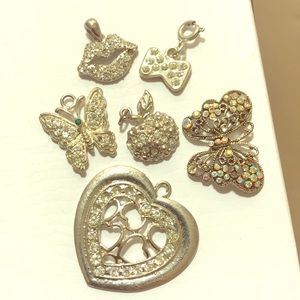 Assorted Sparkly Pendants-bundle me!